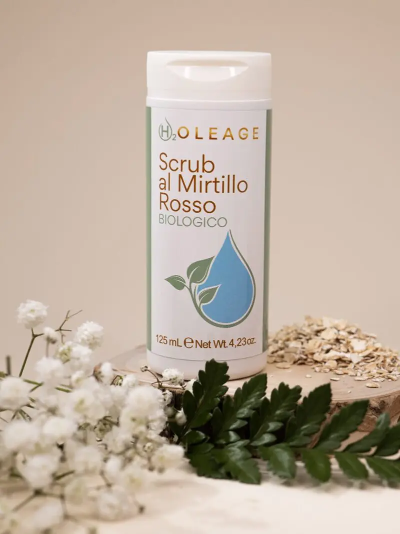 Oleage Scrub al Mirtillo Rosso Biologico