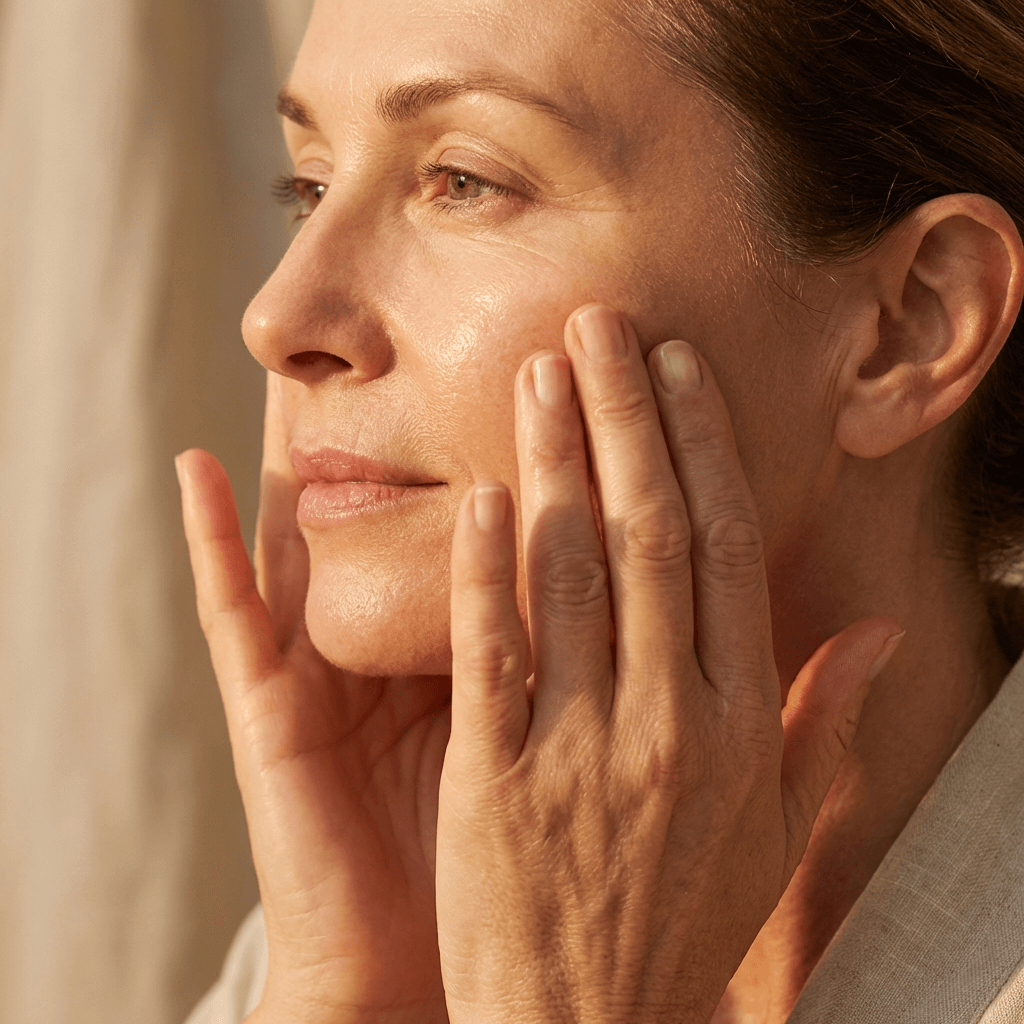 applicazione crema oleage